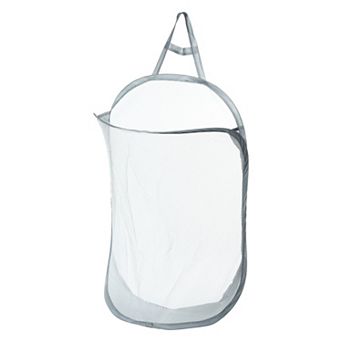 1 pc 48l Wall-mounted Folding Laundry Basket Hamper Basket For Bathroom 15.75"x7.87"x23.62"