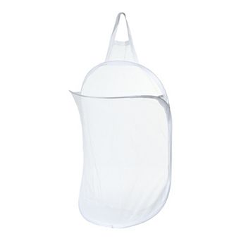 1 pc 48l Wall-mounted Folding Laundry Basket Hamper Basket For Bathroom 15.75"x7.87"x23.62"