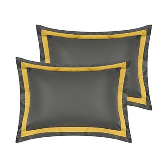 Polyester Pillow Cases, Room Decor Hair Care Pillow Shams, Set Of 2 With Envelope Closure 20"x30"