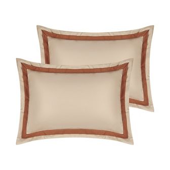 Polyester Pillow Cases, Room Decor Hair Care Pillow Shams, Set Of 2 With Envelope Closure 20"x30"