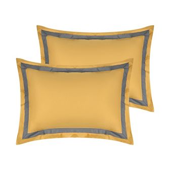 Polyester Pillow Cases, Room Decor Hair Care Pillow Shams, Set Of 2 With Envelope Closure 20"x30"