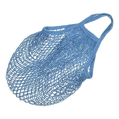 Cotton Mesh Bag, 15x13.8" Reusable Mesh Net String Grocery Bags Organizer
