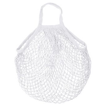 Cotton Mesh Bag, 15x13.8" Reusable Mesh Net String Grocery Bags Organizer