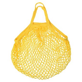 Cotton Mesh Bag, 15x13.8" Reusable Mesh Net String Grocery Bags Organizer
