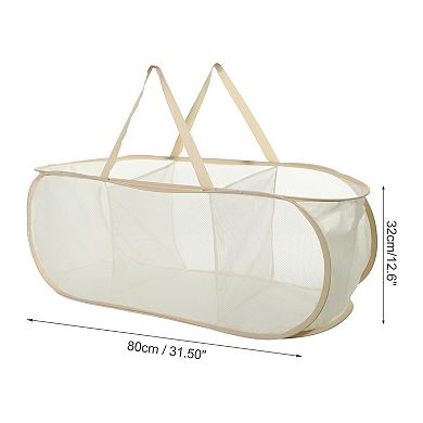 1 Pcs 100l Folding Laundry Basket Portable Hamper Basket For Bathroom