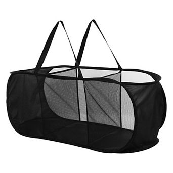 1 pc 100l Folding Laundry Basket Portable Hamper Basket For Bathroom