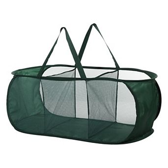 1 pc 100l Folding Laundry Basket Portable Hamper Basket For Bathroom