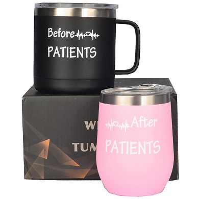 Before Patients After Patients Coffee Mug Tumbler And Gift Set