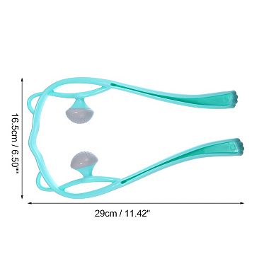 Handheld Neck Massager With Two Trigger Points For Neck Shoulder Muscle Pain Ease Pp Tpr Blue Gray