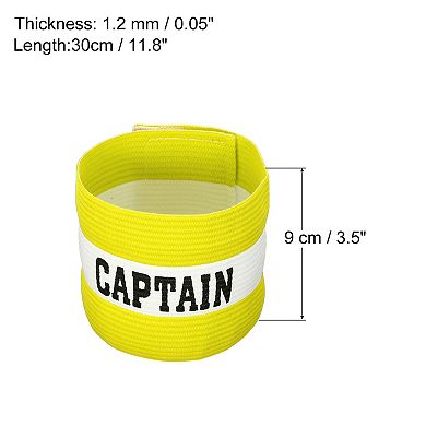 Captain's Armband, Elastic Arm Band for Soccer Team Training