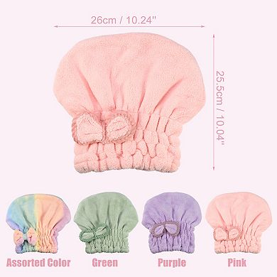 Hair Drying Towel Dry Cap Quick Drying For After Bath Drying Hair Polyester