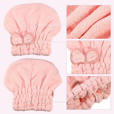 Hair Drying Towel Dry Cap Quick Drying For After Bath Drying Hair Polyester