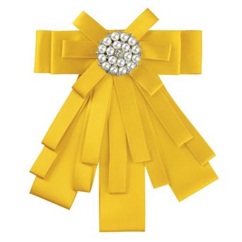 Women's Ribbon Brooch Bowknot Necktie Bow Brooches Pre-tied Bow Ties