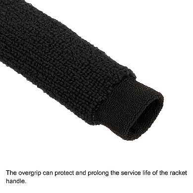 Badminton Towel Grip, 2 Pack Nylon Tennis Racket Overgrip Racquet Grip Anti-skid Sweatband