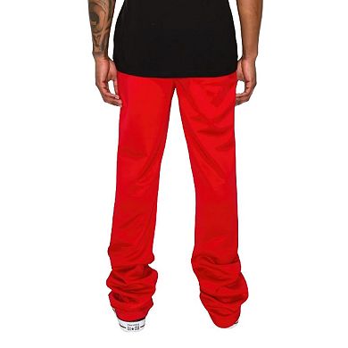 Solid Flare Stacked Track Pants
