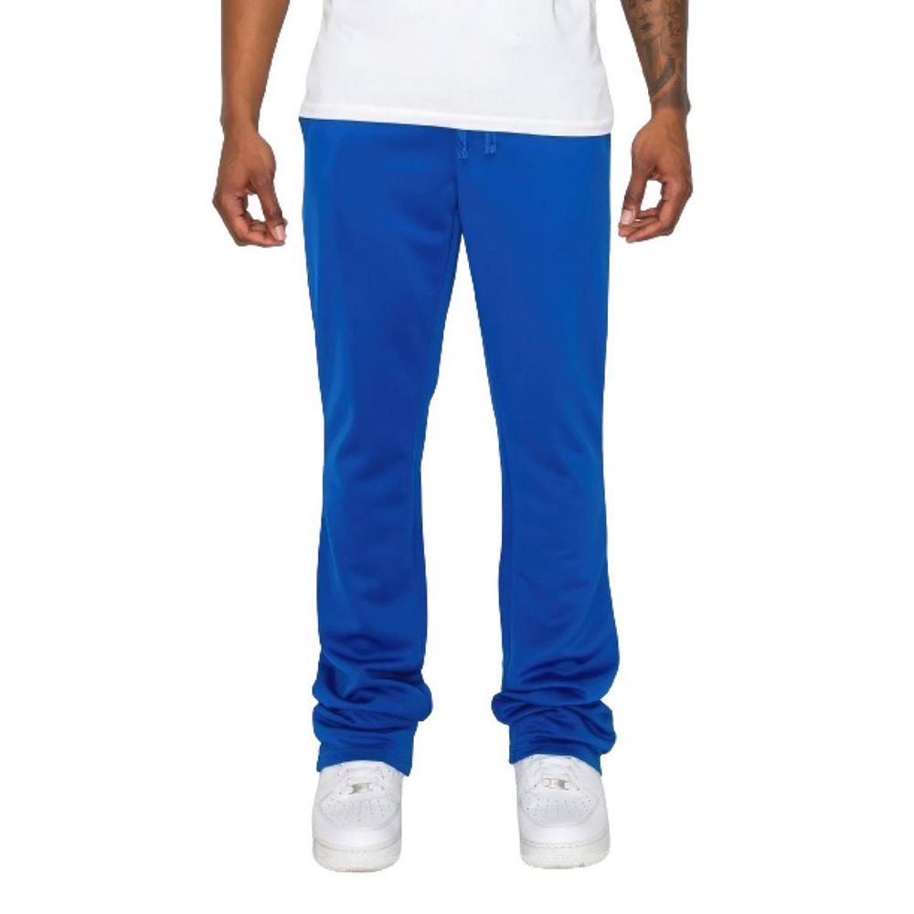 Solid Flare Stacked Track Pants main image 1
