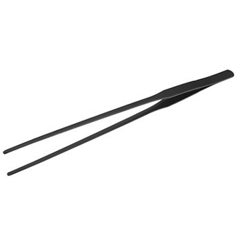 1 pc Aquarium Tweezers Stainless Steel Tweezers For Plants Pets Black