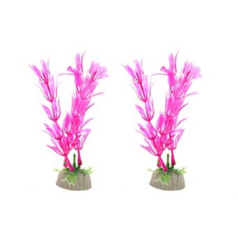 2 pc Aquarium Plants Decorations Artificial Aquatic Plants No Size