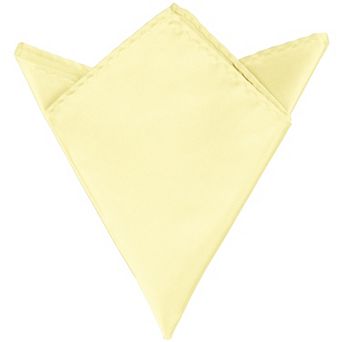 Pocket Squares for Men, Silk Shiny Solid Color Foldable Handkerchiefs