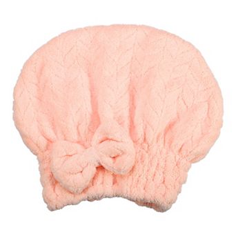 Hair Drying Soft Absorbent Towel Cap for After Bath or Shower