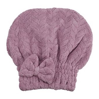 Hair Drying Soft Absorbent Towel Cap for After Bath or Shower