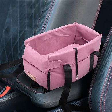 Dog Car Seat Adjustable Straps Portable For M Size S Sized Puppy Cat Seat Pets Blue
