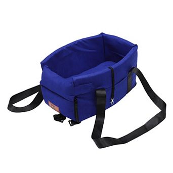 Dog Car Seat Adjustable Straps Portable For M Size S Sized Puppy Cat Seat Pets Blue