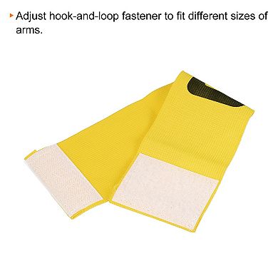 11.8x2.8" Soccer Captain Armband, Nylon Elastic Protective Arm Badge, 4 Pack