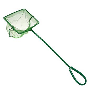 1 pc Aquarium Fish Net Aquarium Fish Tank Accessories Small Fish Fine Net Green 12.2x10cm