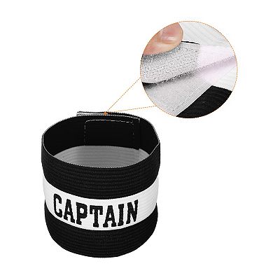 Elastic Captain's Armband Soccer Team Training Arm Band 6 Pack