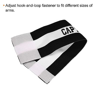 Elastic Captain's Armband Soccer Team Training Arm Band 6 Pack