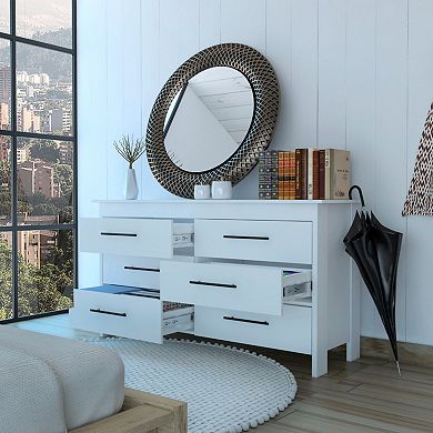 Luxor Six Drawer Double Dresser