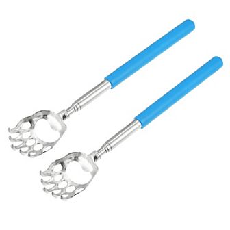2 pc Extendable Stainless Steel Back Scratcher for Men and Women