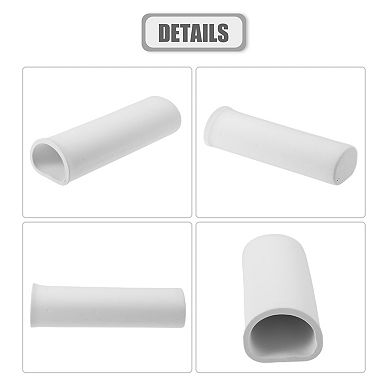 Aquarium Decorations Ceramic Cave Hiding Rock Cave For Fish White 5.39"x1.85"x1.34"