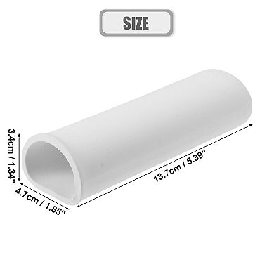 Aquarium Decorations Ceramic Cave Hiding Rock Cave For Fish White 5.39"x1.85"x1.34"