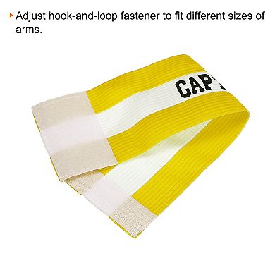 Captain's Armband, 2 Pack Elastic Arm Band For Soccer Team Training