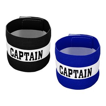 Captain's Armband, 2 Pack Elastic Arm Band For Soccer Team Training