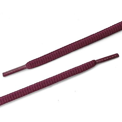 2 Pairs Athletic Unisex Oval Bootlaces Half Round Shoelaces For Sneakers 140cm/55.12"