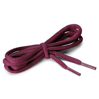 2 Pairs Athletic Unisex Oval Bootlaces Half Round Shoelaces For Sneakers 140cm/55.12"