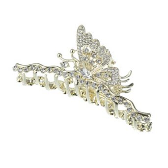 Hair Clip Classic Butterfly Shape Hair Clip Cute Hair Accessories For Women Gold Tone
