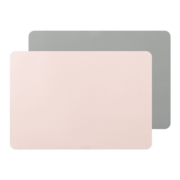 Placemats Set Of 2, Faux Leather Kitchen Easy To Clean Table Mats Place