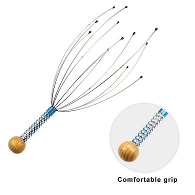 Head Massager Scalp Massager 20 Fingers Head Scratcher For Head Body Relaxing