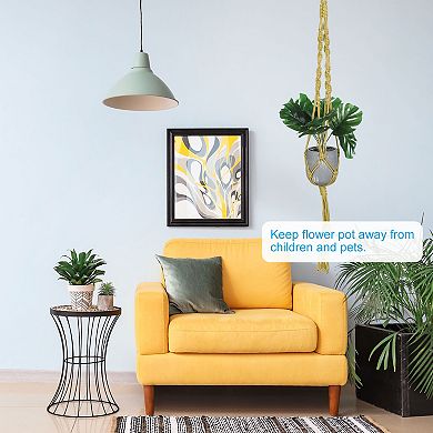 Macrame Hanging Planter, 2 Pack 39" Plant Holders For Indoor Decor