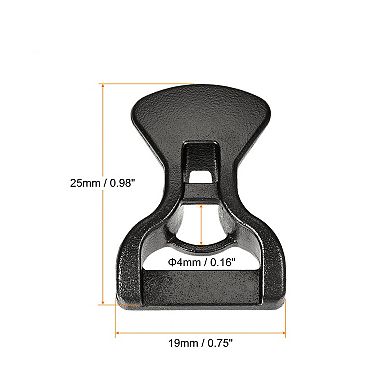 4mm Plastic Tent Rope Buckles Cord Adjuster For Camping