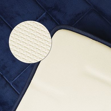 Memory Foam Bath Mat Soft Absorbent Non-slip Thick Dry Fast Rug Bathroom Floor Tub