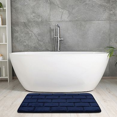 Memory Foam Bath Mat Soft Absorbent Non-slip Thick Dry Fast Rug Bathroom Floor Tub