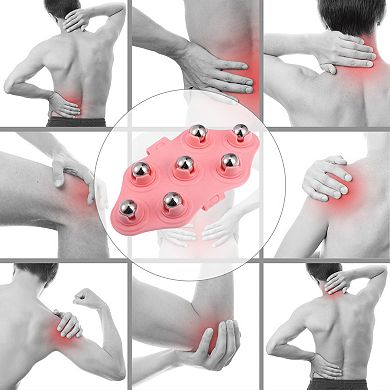 Handheld Massager with Seven Trigger Points for Neck Shoulder