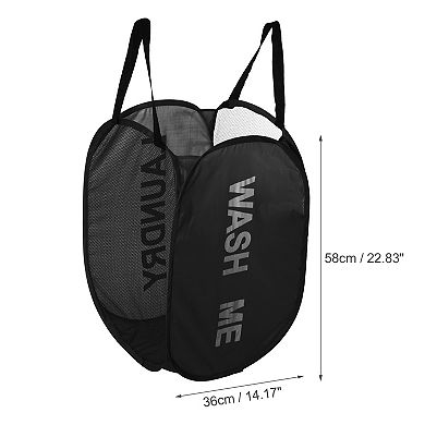 1 Pcs 75l Folding Laundry Basket Durable Folding Laundry Hamper 14.17"x14.17"x22.83"