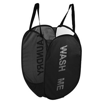 1 pc 75l Folding Laundry Basket Durable Folding Laundry Hamper 14.17"x14.17"x22.83"