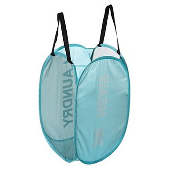 1 pc 75l Folding Laundry Basket Durable Folding Laundry Hamper 14.17"x14.17"x22.83"